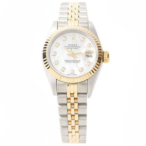 rolex datejust lady yellow gold|rolex datejust 28mm two tone.